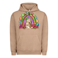 Pigment Burro Easter rainbow Bunny Easter Day Urban Hoodie - Neo Western