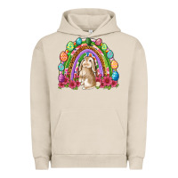 Pigment French Oak Easter rainbow Bunny Easter Day Urban Hoodie - Neo Western