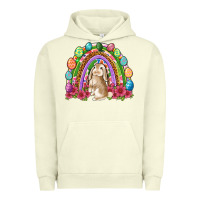 Pigment Pistachio Easter rainbow Bunny Easter Day Urban Hoodie - Neo Western