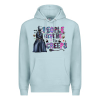 Blue Mist people give me the creeps Premium Hoodie - CowhideDigitalArt