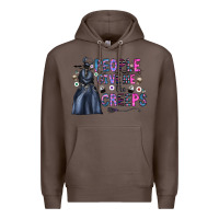 Coffee people give me the creeps Premium Hoodie - CowhideDigitalArt