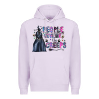 Lilac people give me the creeps Premium Hoodie - CowhideDigitalArt