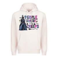 Pale Pink people give me the creeps Premium Hoodie - CowhideDigitalArt