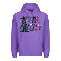 Purple people give me the creeps Premium Hoodie - CowhideDigitalArt