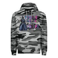 Slate Camo people give me the creeps Premium Hoodie - CowhideDigitalArt