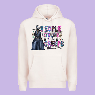 People Give Me The Creeps Premium Hoodie Designed By Cowhidedigitalart
