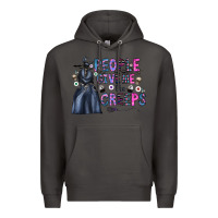 Smoke people give me the creeps Premium Hoodie - CowhideDigitalArt