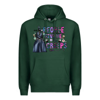 Sports Green people give me the creeps Premium Hoodie - CowhideDigitalArt