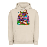 Pigment French Oak Easter gnomies truck Easter Day Urban Hoodie - Neo Western