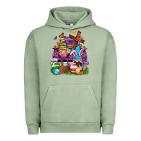 Pigment Oil Green Easter gnomies truck Easter Day Urban Hoodie - Neo Western