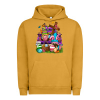 Pigment Peanut Butter Easter gnomies truck Easter Day Urban Hoodie - Neo Western