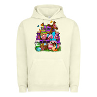 Pigment Pistachio Easter gnomies truck Easter Day Urban Hoodie - Neo Western