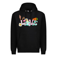 Black Love Easter bunny Easter Day Premium Hoodie - CowGirlArtShop