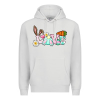 Dove Grey Love Easter bunny Easter Day Premium Hoodie - CowGirlArtShop