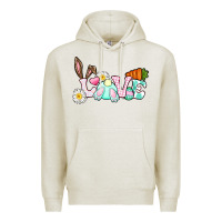 Oatmeal Heather Love Easter bunny Easter Day Premium Hoodie - CowGirlArtShop