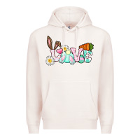 Pale Pink Love Easter bunny Easter Day Premium Hoodie - CowGirlArtShop