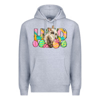 Heather Grey Hop Rabbit Easter Premium Hoodie - Neo Western