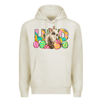 Oatmeal Heather Hop Rabbit Easter Premium Hoodie - Neo Western