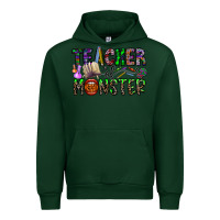 Forest Green teacher of monster Urban Hoodie - CowhideDigitalArt