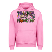 Fuchsia Pink teacher of monster Urban Hoodie - CowhideDigitalArt