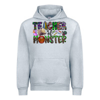 Heather Grey teacher of monster Urban Hoodie - CowhideDigitalArt