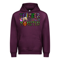 Mauve Wine teacher of monster Urban Hoodie - CowhideDigitalArt