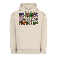 Pigment French Oak teacher of monster Urban Hoodie - CowhideDigitalArt