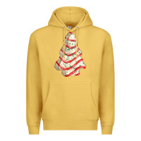 Antique Gold white christmas cake Premium Hoodie - FaDigitalArtStudio