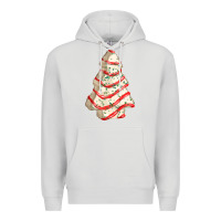 Dove Grey white christmas cake Premium Hoodie - FaDigitalArtStudio
