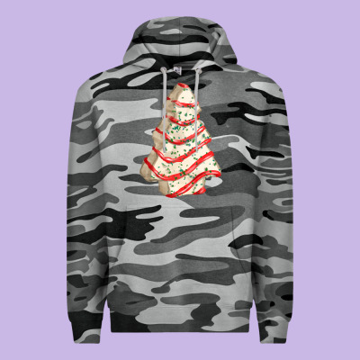 White Christmas Cake Premium Hoodie Designed By Fadigitalartstudio