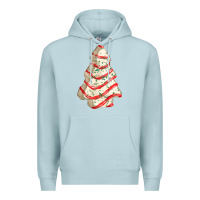 Blue Mist white christmas cake Premium Hoodie - FaDigitalArtStudio