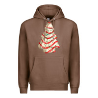 Chestnut white christmas cake Premium Hoodie - FaDigitalArtStudio