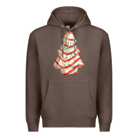 Coffee white christmas cake Premium Hoodie - FaDigitalArtStudio