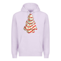 Lilac white christmas cake Premium Hoodie - FaDigitalArtStudio
