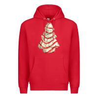 Red white christmas cake Premium Hoodie - FaDigitalArtStudio
