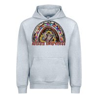 Heather Grey autism awareness Urban Hoodie - SublimationCraftShop