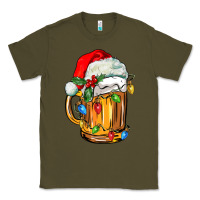 Army Green christmas beer Classic Tee - FaDigitalArtStudio