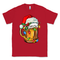 Red christmas beer Classic Tee - FaDigitalArtStudio