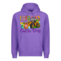 Purple I dig Easter Day Premium Hoodie - Neo Western