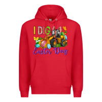 Red I dig Easter Day Premium Hoodie - Neo Western