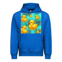 Cobalt rubber duck seamless pattern Urban Hoodie - HRA Design Shop