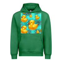 Emerald rubber duck seamless pattern Urban Hoodie - HRA Design Shop