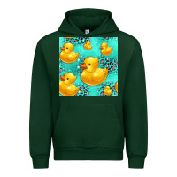 Forest Green rubber duck seamless pattern Urban Hoodie - HRA Design Shop
