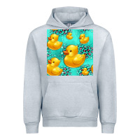 Heather Grey rubber duck seamless pattern Urban Hoodie - HRA Design Shop