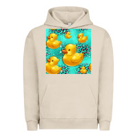 Pigment French Oak rubber duck seamless pattern Urban Hoodie - HRA Design Shop
