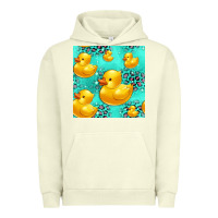 Pigment Pistachio rubber duck seamless pattern Urban Hoodie - HRA Design Shop