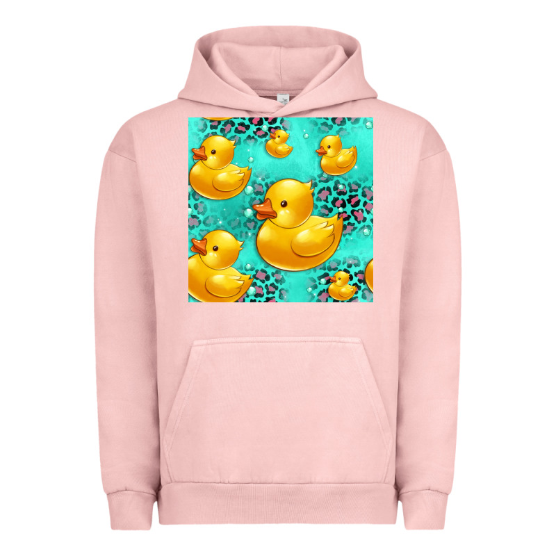 Rubber Duck Seamless Pattern Urban Hoodie by HRA Design Shop | Teevron