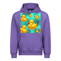 Tulip rubber duck seamless pattern Urban Hoodie - HRA Design Shop
