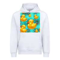 White rubber duck seamless pattern Urban Hoodie - HRA Design Shop