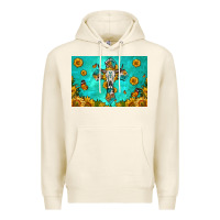 Tofu bull skull cross skinny metal can holder Premium Hoodie - HRA Design Shop